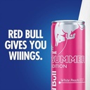 Red Bull White Peach Summer Edition Energy Drink, with 114mg Caffeine Plus Taurine & B Vitamins, 12 Fl Oz Can