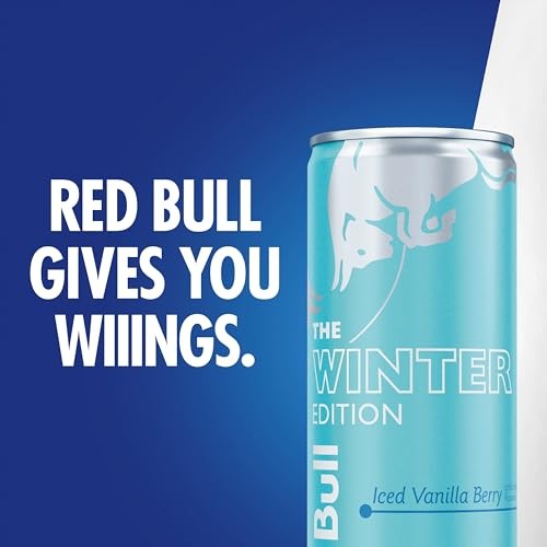 Red Bull Winter Edition, Iced Vanilla Berry Energy Drink, 12 Fl Oz