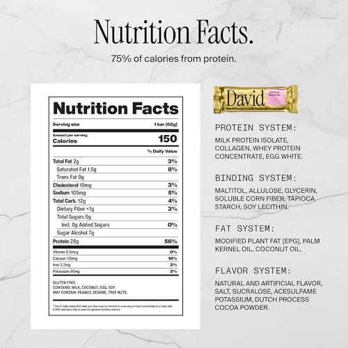 David Protein Bar - Sold Individually