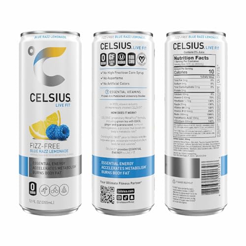 Celsius - Blue Razz Lemonade.