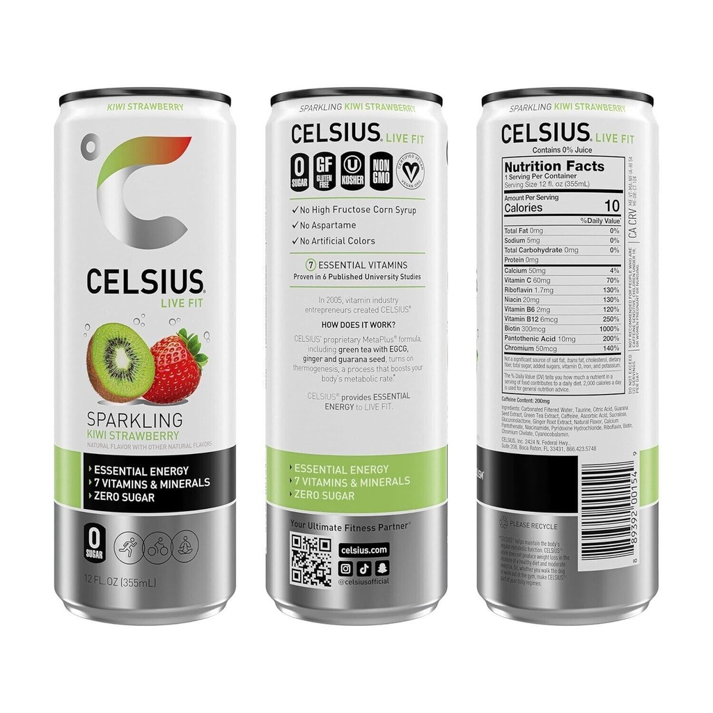 Celsius - Kiwi Strawberry