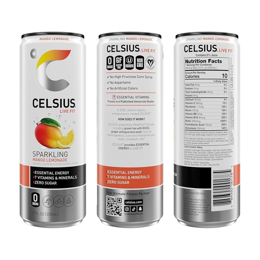 Celsius - Mango Lemonade