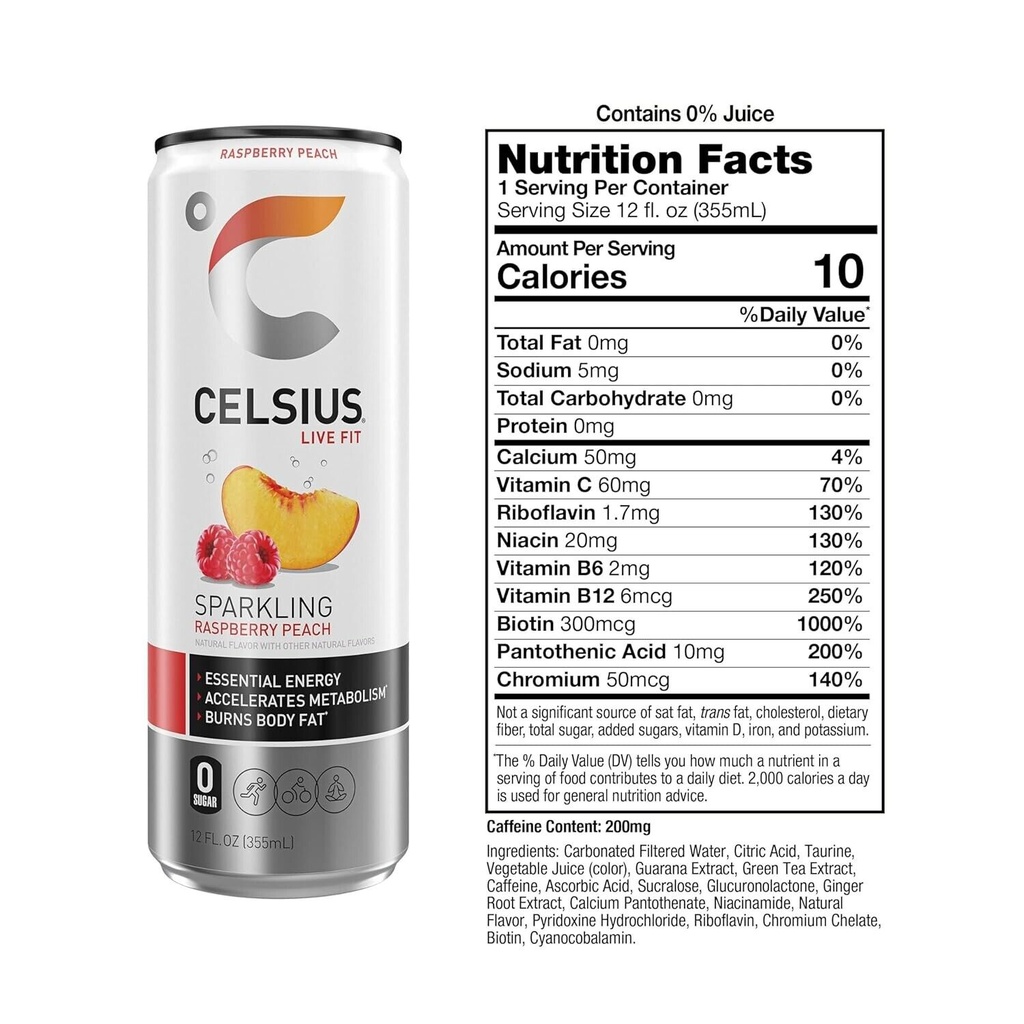 Celsius - Raspberry Peach