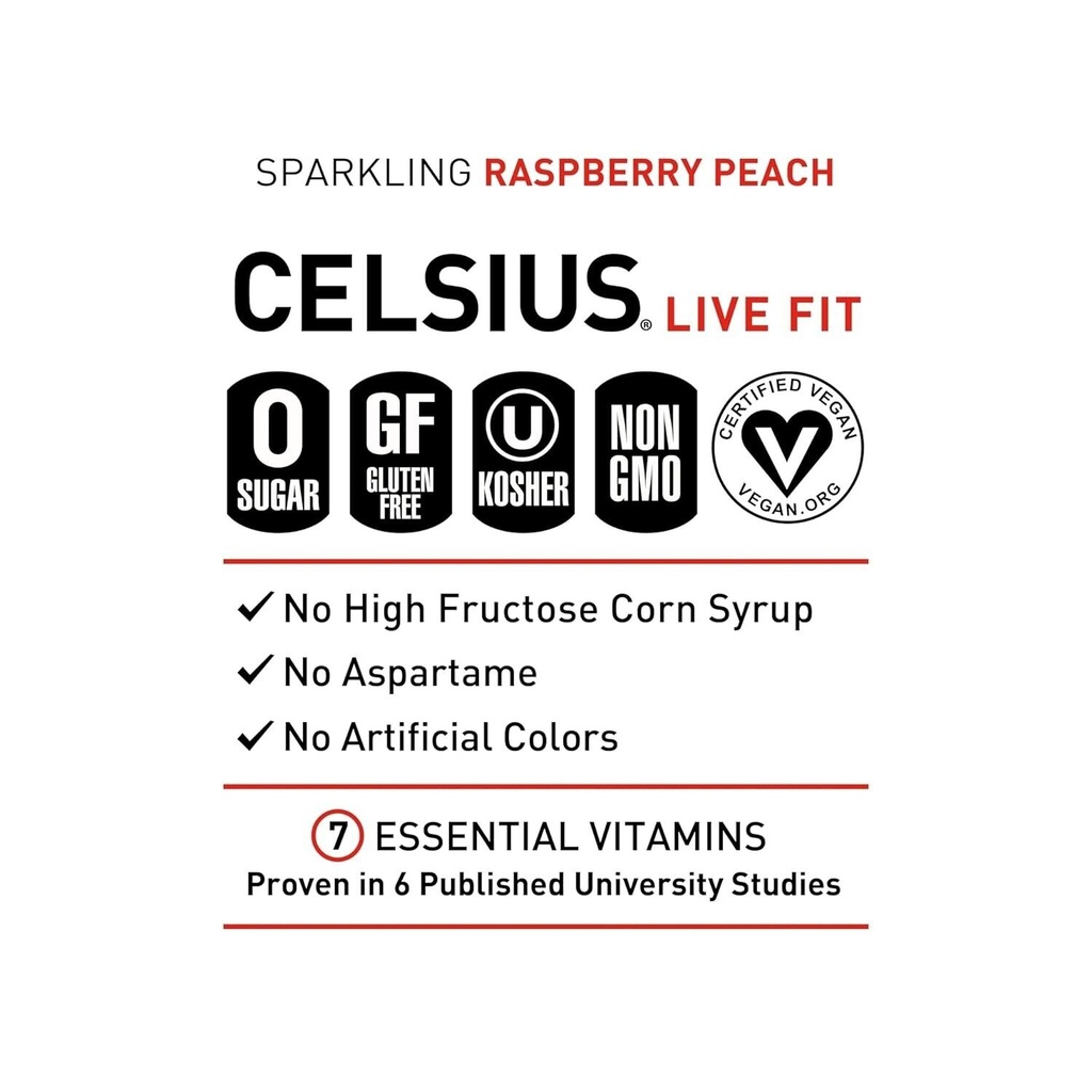 Celsius - Raspberry Peach