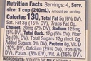 2% Reduced Fat Milk