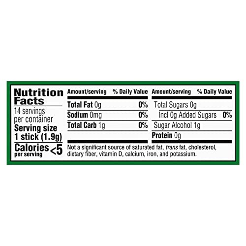 Trident Spearmint Sugar Free Gum, 14 Pieces