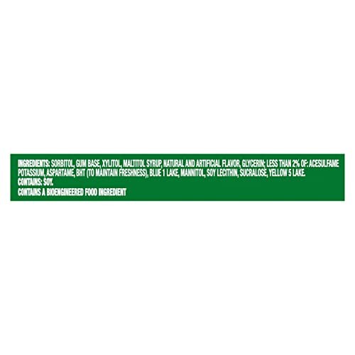 Trident Spearmint Sugar Free Gum, 14 Pieces