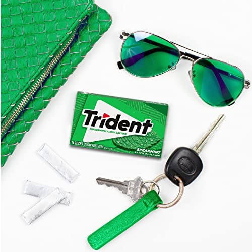 Trident Spearmint Sugar Free Gum, 14 Pieces