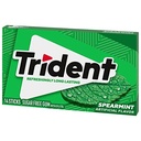 Trident Spearmint Sugar Free Gum, 14 Pieces