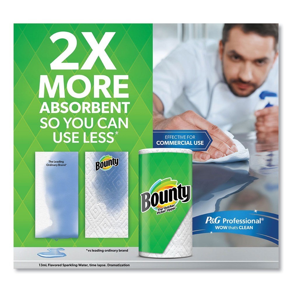 Bounty Select-a-Size Paper Towels, 1 Double Roll 30772157084 Pack of 24 - All