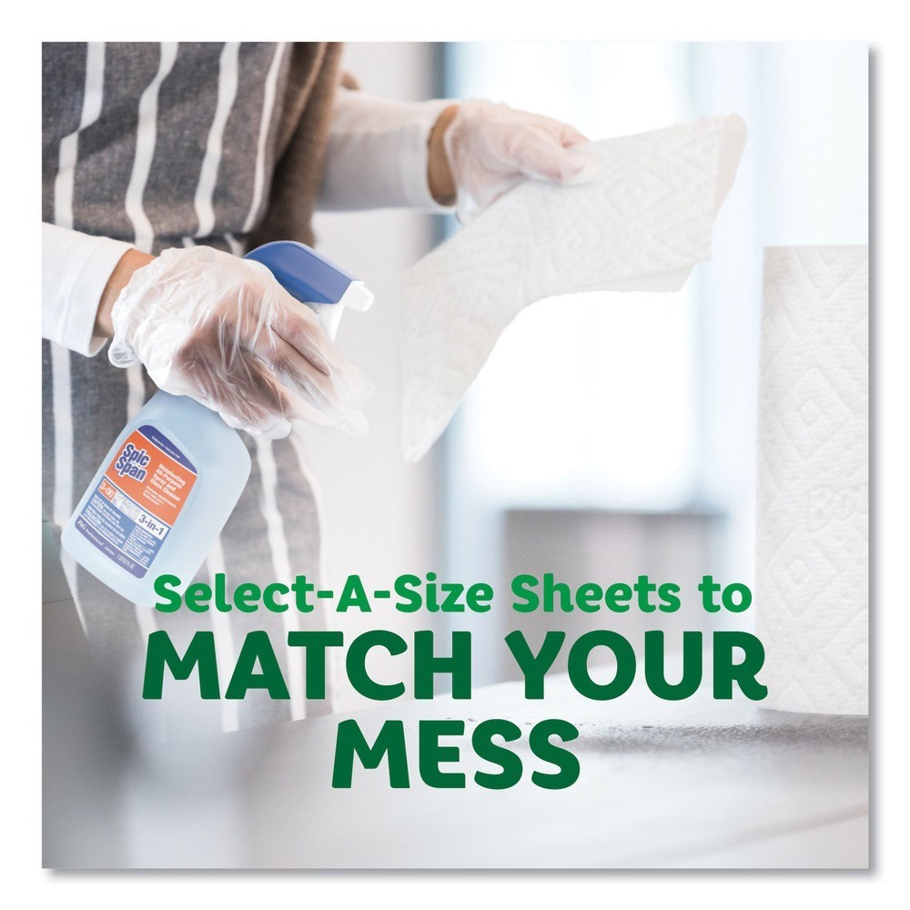 Bounty Select-a-Size Paper Towels, 1 Double Roll 30772157084 Pack of 24 - All