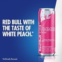 Red Bull White Peach Summer Edition Energy Drink, with 114mg Caffeine Plus Taurine & B Vitamins, 12 Fl Oz Can