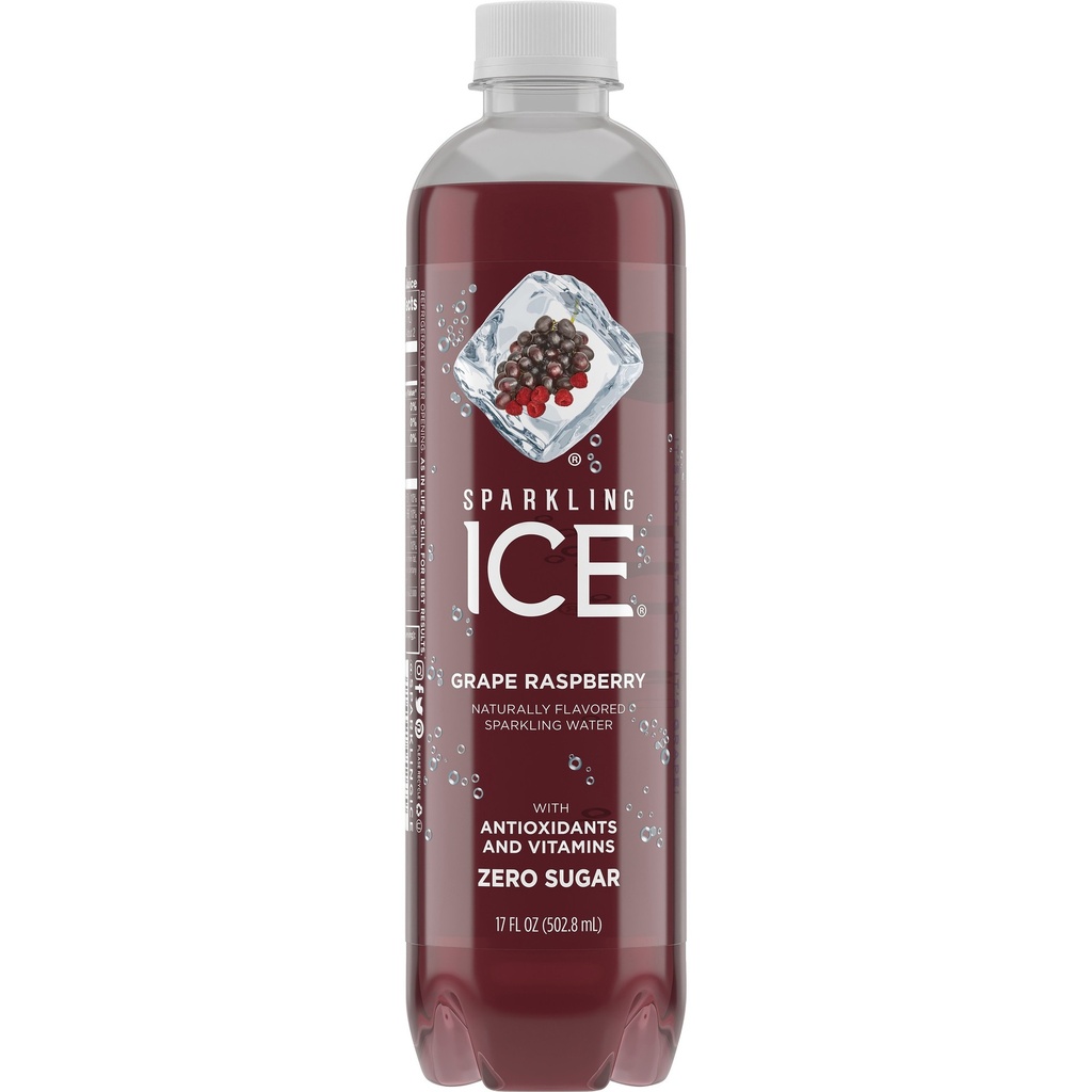 Sparkling Ice - Grape Raspberry - 17 Oz