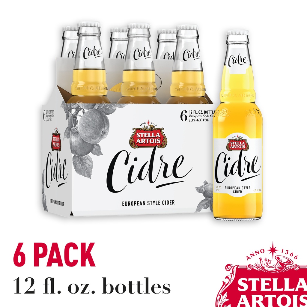 Stella Artois - Cidre - 12 Oz - Can - 6 Pk