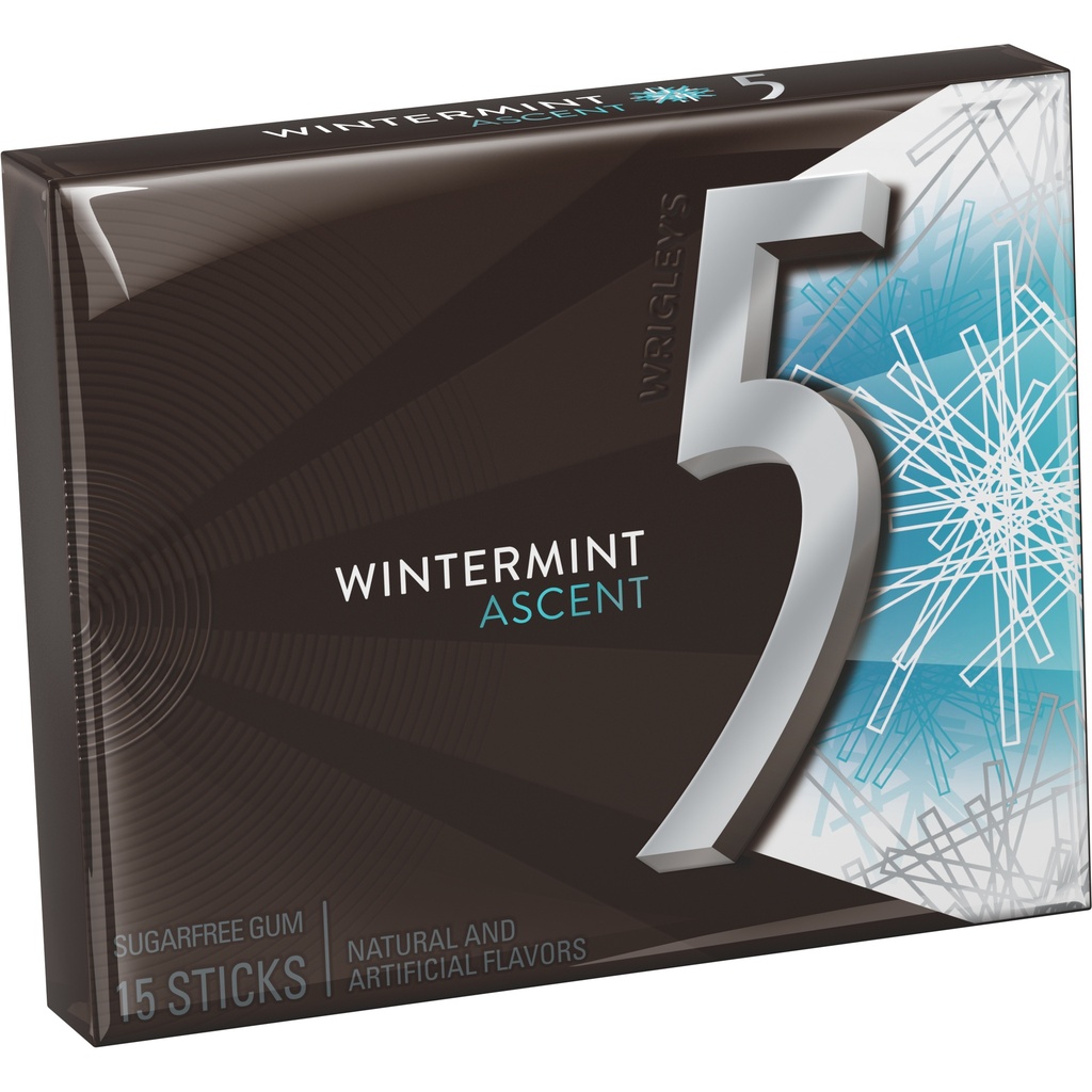 Wrigley's - 5 Wintermint Ascent Zero Gum - 15 Pk