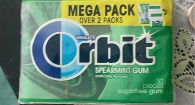 Orbit - Gum Zero Spearmint Chewing Gum - 30 Pk