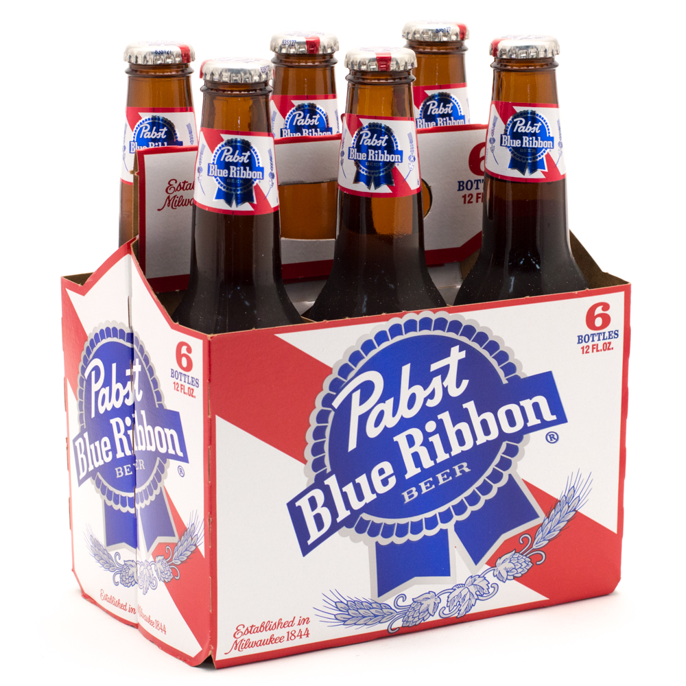 Pabst Blue Ribbon - 12 Oz - Can - 6 Pk