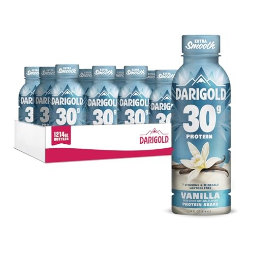 Darigold Ready to Drink Vanilla Protein Shake - 30g Protein - No Added Sugar - Lactose Free - Only 160 Calories