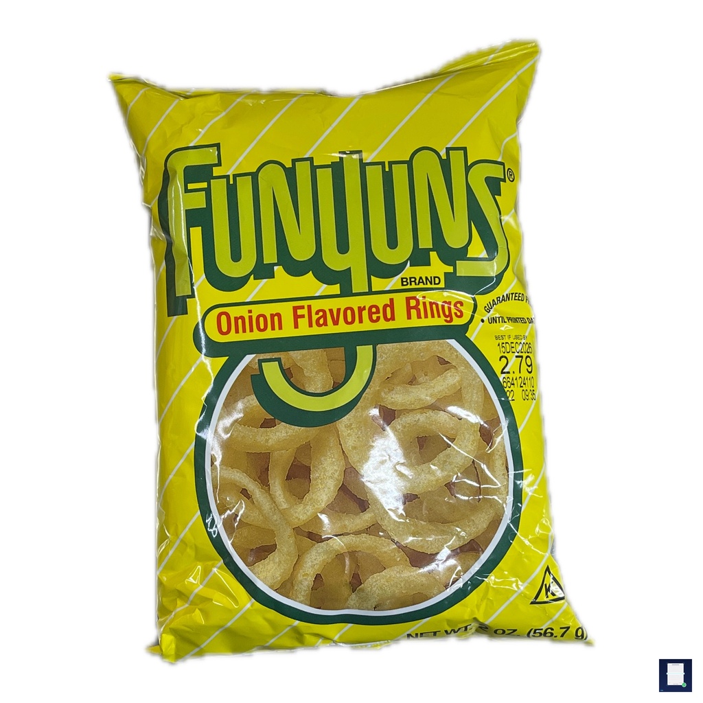 [76820] Funyuns - Onion Flavored Rings - 2 Oz