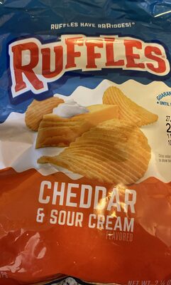 Ruffles - Cheddar Sour Cream Potato Chips - 2.25 Oz