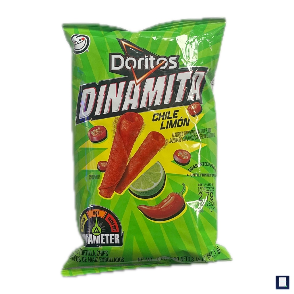 [77064] Doritos - Dinamita Chile Limon - 3.25 Oz