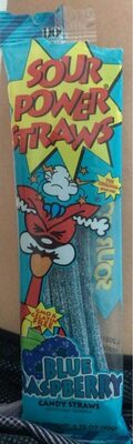 Sour Power Straws - Blue Raspberry