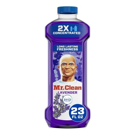 Mr. Clean 2X Concentrated Multi Surface Cleaner with Febreze Lavender Scent - 23Fo