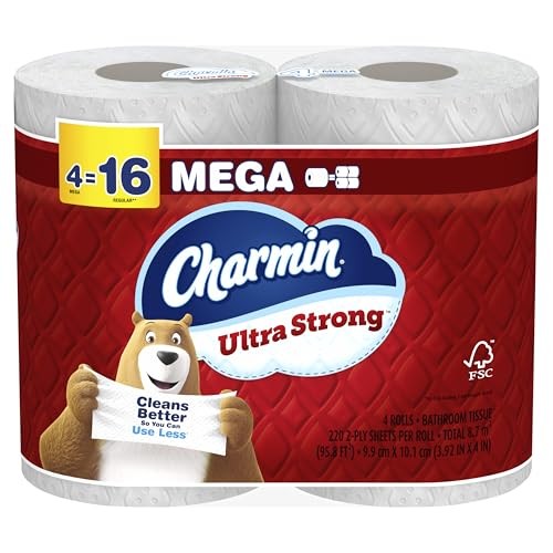 Charmin - Ultra Strong Mega - 4 Ct