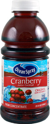 Ocean Spray - Juice Cocktail From Concentrate - Cranberry - Bottle