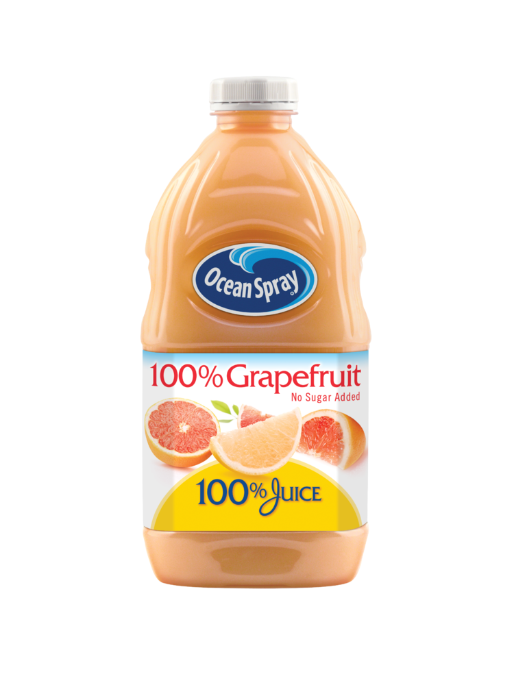 Ocean Spray - 100% Grapefruit Juice No Sugar Added - 60 Oz