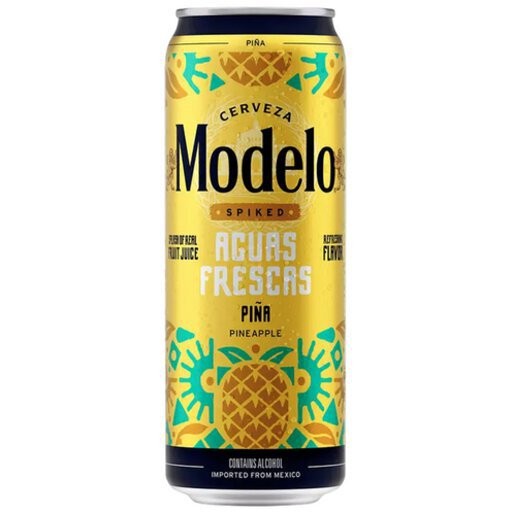 Modelo - Aguas Frescas Pina - 24 Oz - Can
