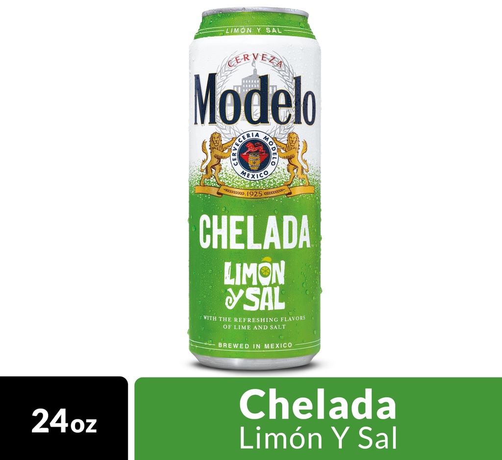 Modelo - Chelada - Limon Y Sal - 24 Oz