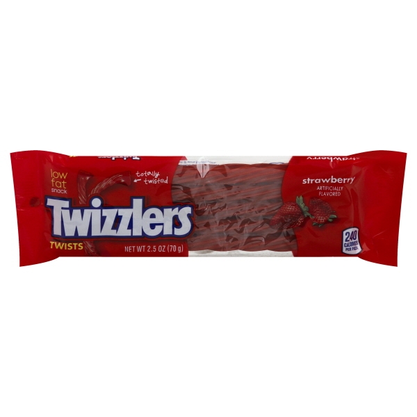 Twizzlers Strawberry - Twist Licorice 118930 Pack of 18 - All - 2.5 Oz