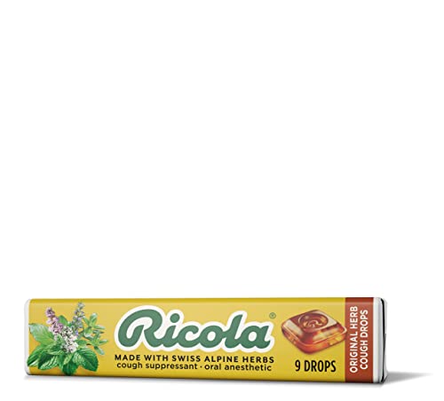 Ricola - Original Herb Stick Cough Drops - 9 Pc (Case of 20) - Can