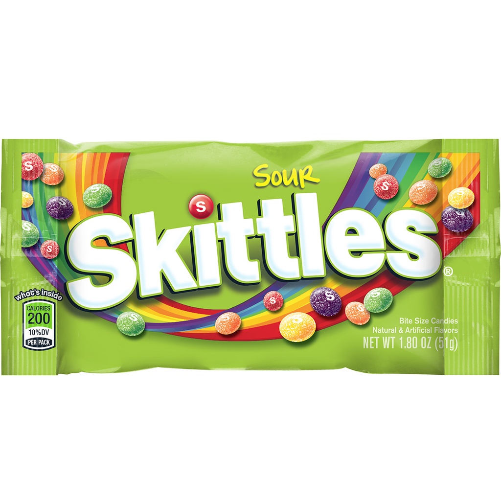 Skittles - Sour Candies - 1.8 Oz