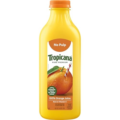 Tropicana - Pure 100% - Orange Juice - Original - No Pulp - 46 Fl Oz