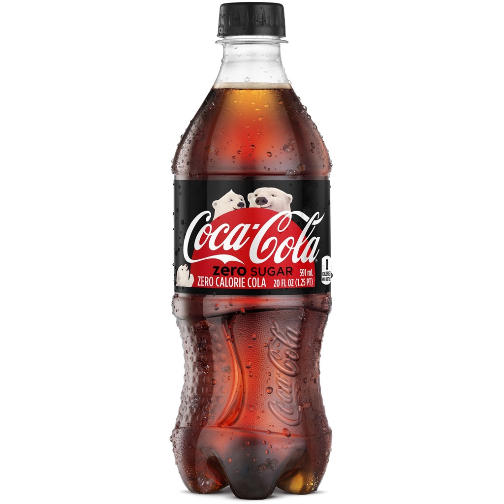 Coke - Zero Sugar - 20 Oz - Bottle
