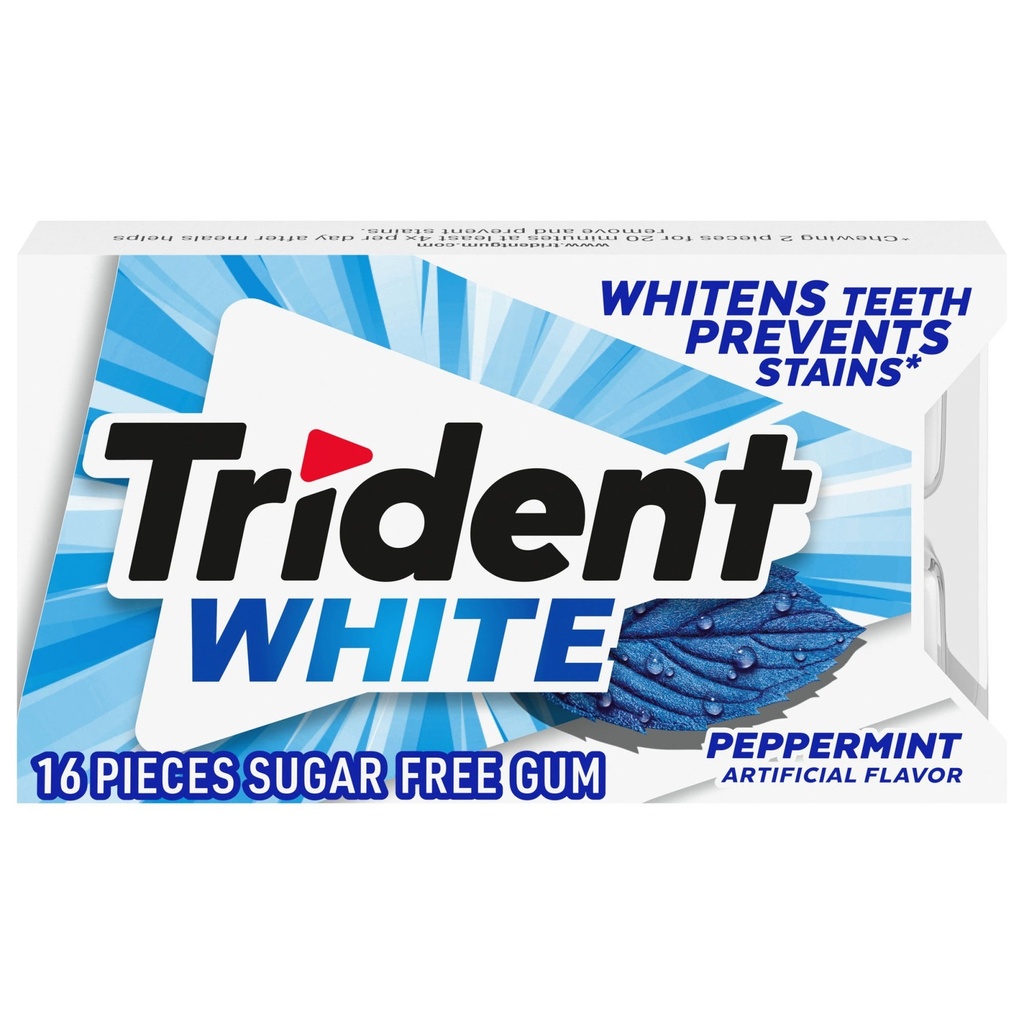 Trident - Gum - Zero - Peppermint