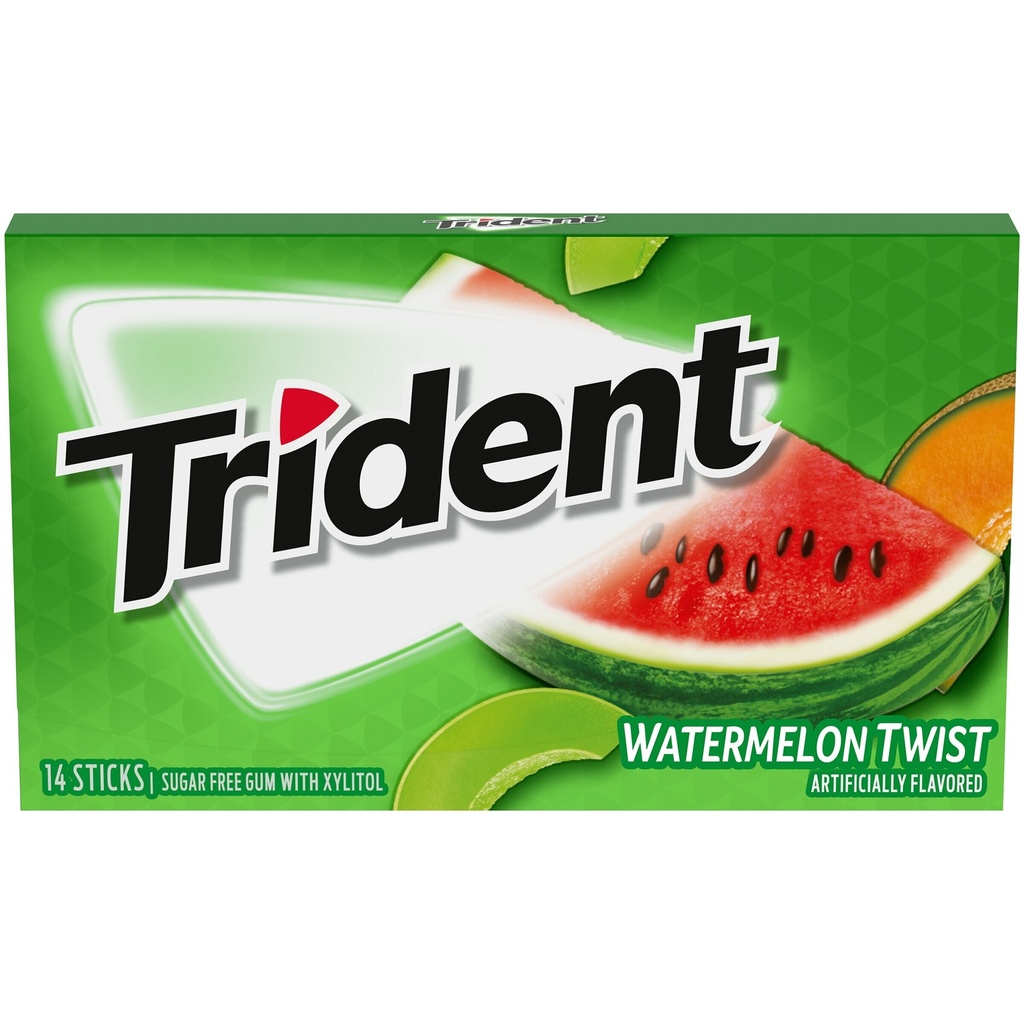 Trident - Zero Gum - Watermelon Twist - 14 Pk
