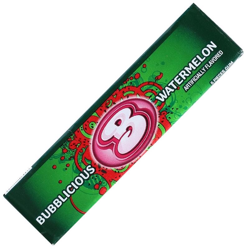 Bubblicious - Watermelon Chewing Gum - 1 Pk
