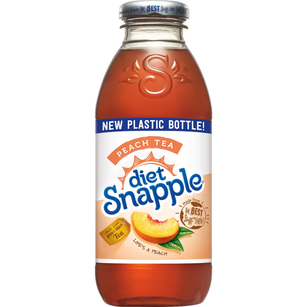 Snapple - Tea - Diet - Peach - 16 Fl Oz - Can