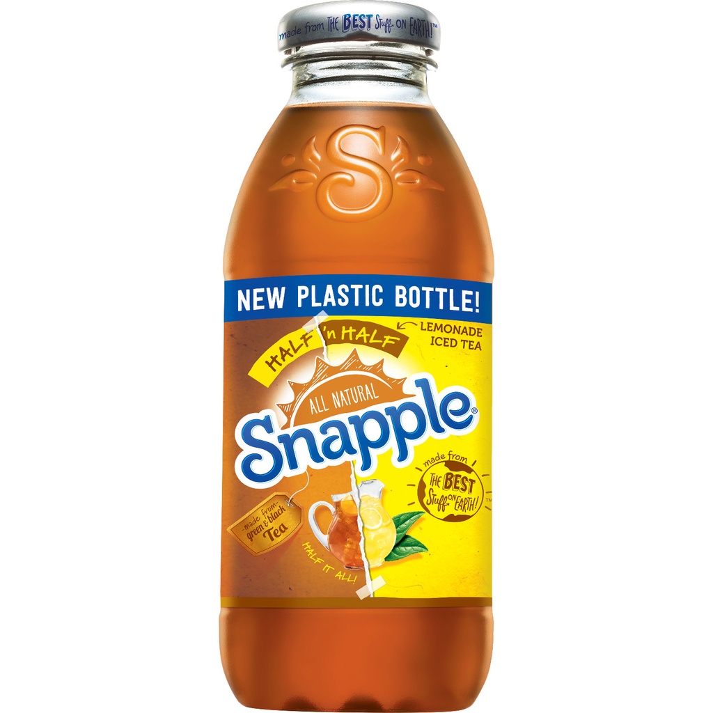 Snapple - Half - N Half Tea and Lemonade - Iced Bottled Tea Drink - 16 Fl Oz - Can