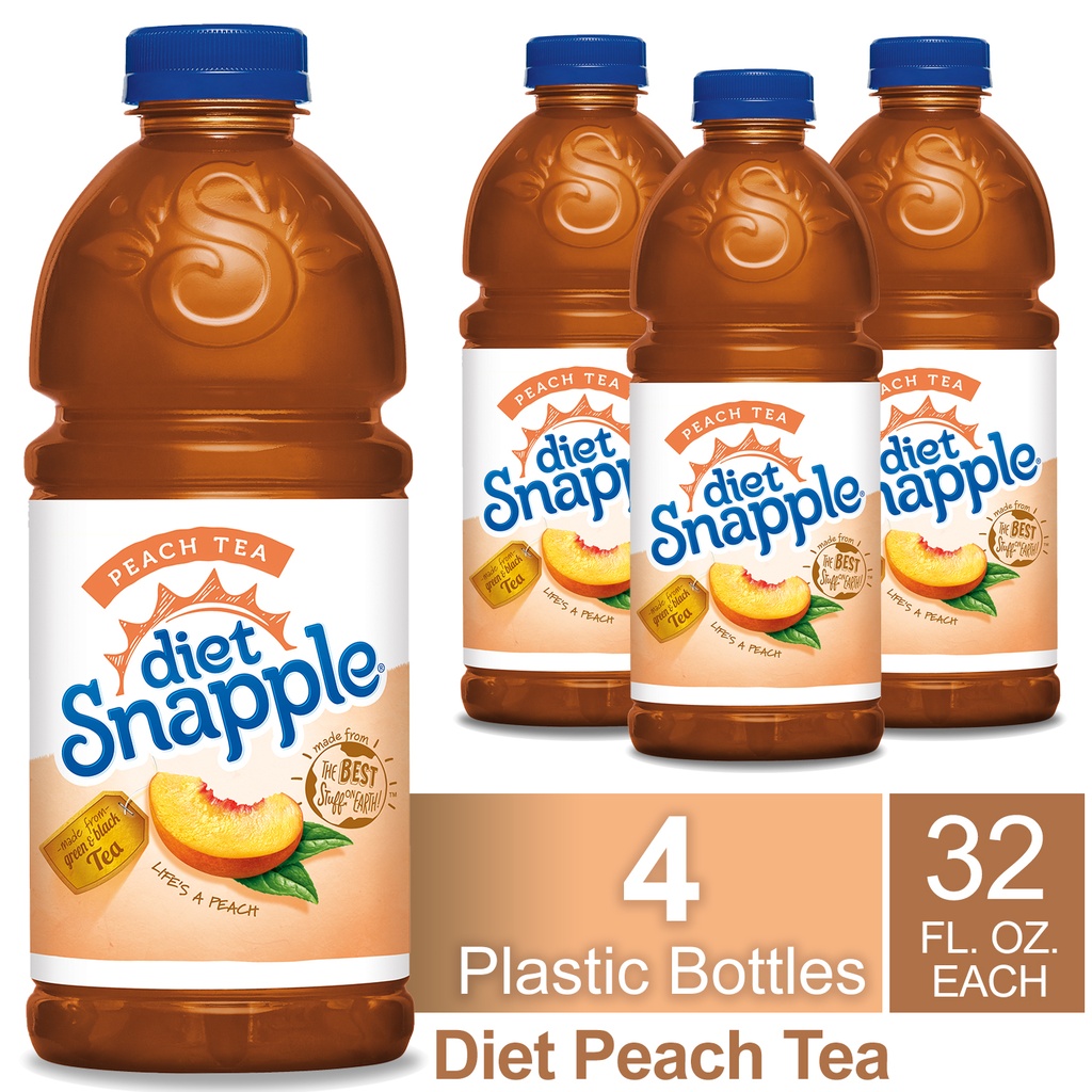 Snapple - Tea - Diet - Peach - 32 Fl Oz - Bottle