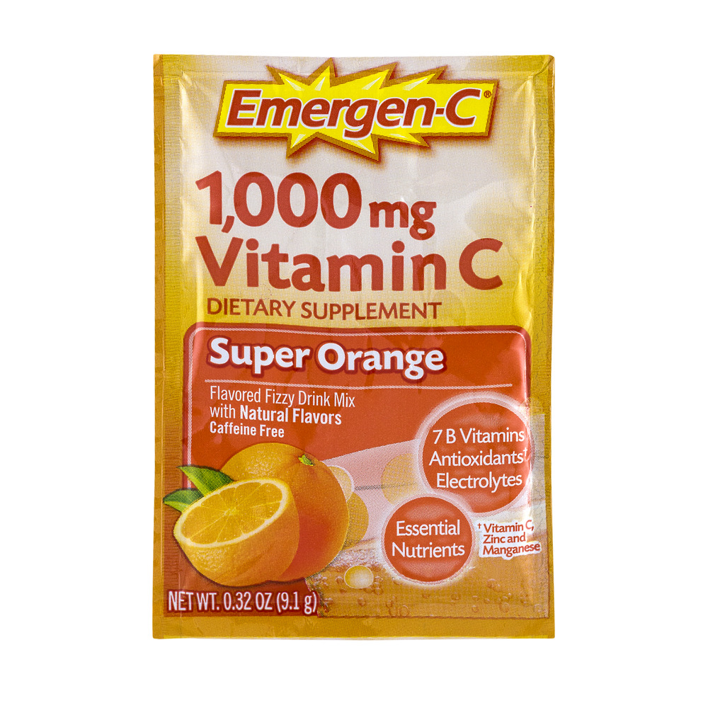 Emergen-C - Super Orange Flavored Fizzy Drink Mix - 0.3 Oz