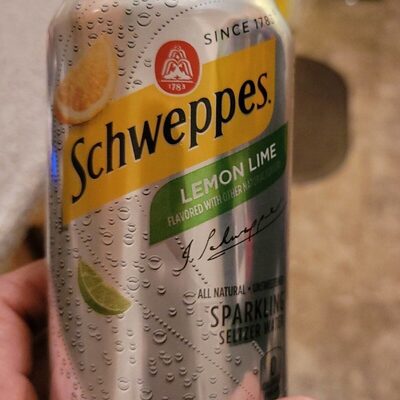 Schweppes - Seltzer - Lemon Lime - Can