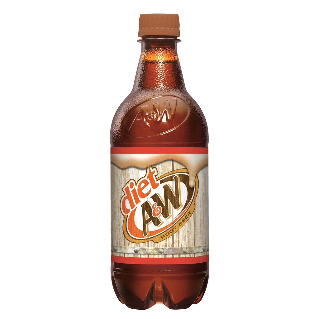 A&W - Diet - Root Beer - 20 Oz - Bottle