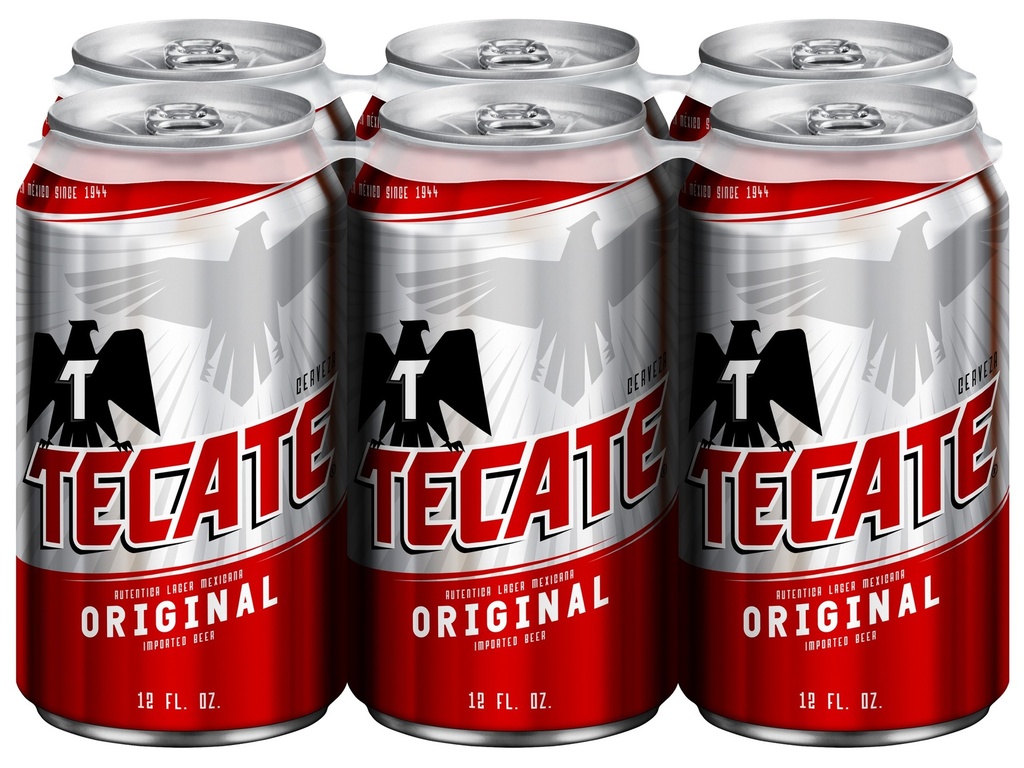 Tecate - Original - 12 Oz - Can - 6 Pk