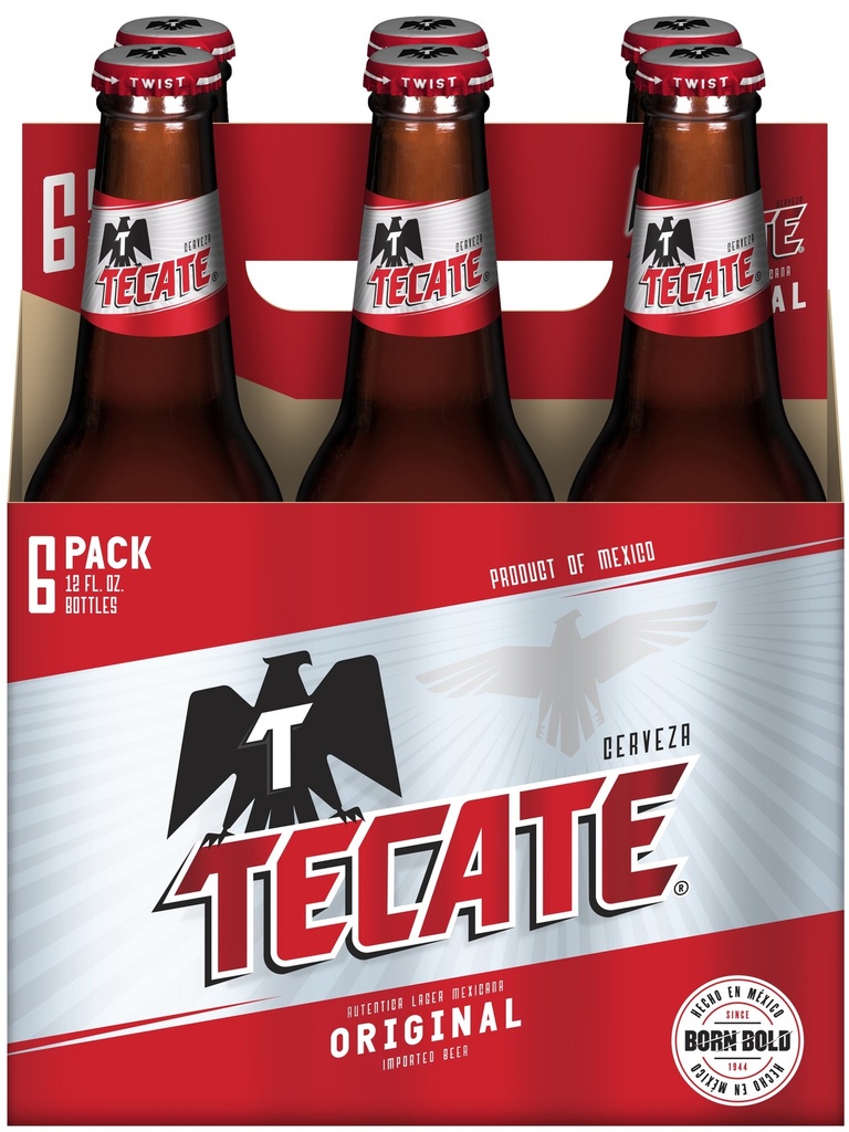 Tecate - Original - 12 Oz - Can - 6 Pk