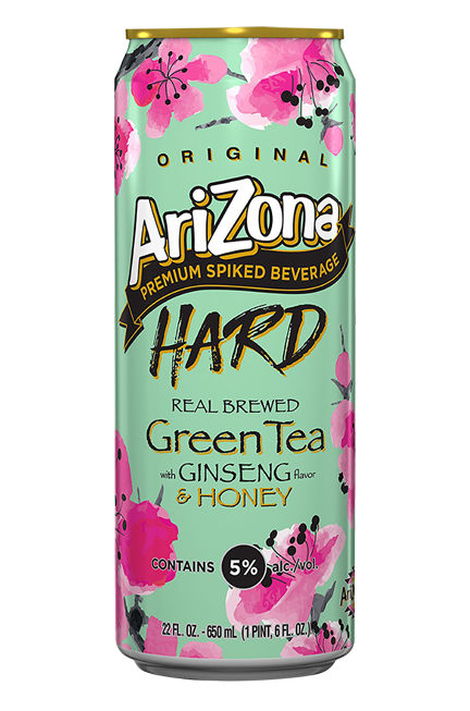 Arizona - Beverages Tea Hard Green Tea Iced - Beer - 22 Oz - Can