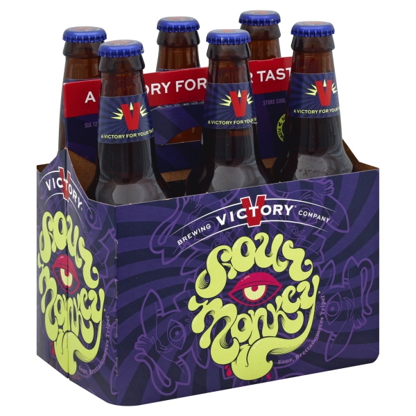 Victory Brewing Company Brewing Sour Monkey Ale - Beer - 12 Oz - Bottles - Can